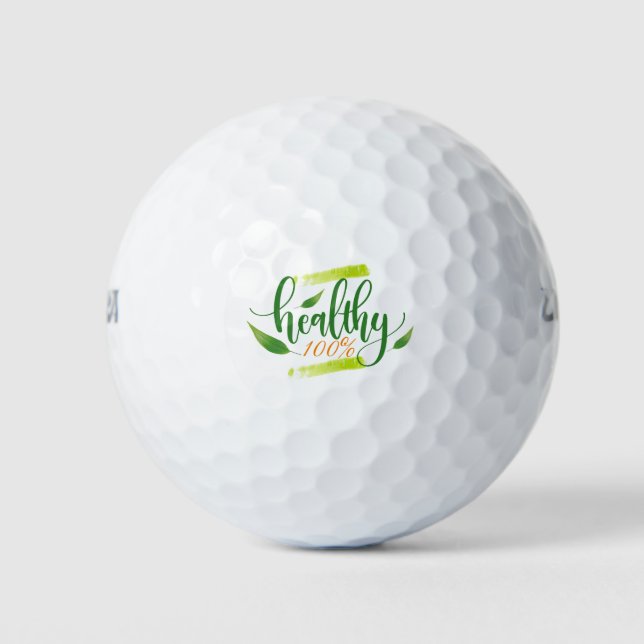 100 healthy golf balls (Front)