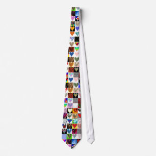 100 Hearts Tie