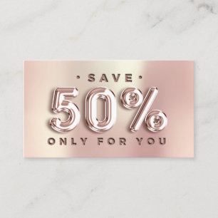 100 INSERT QRCODE 50%OFF Custom Logo Rose Pink