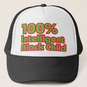 100% Intelligent Black Trucker Hat