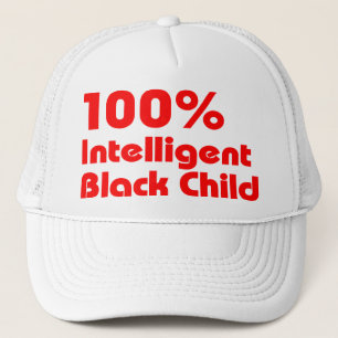 100% Intelligent Black Trucker Hat