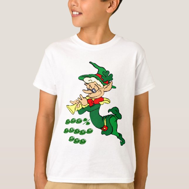 100% IRISH Boy Shirt (Front)