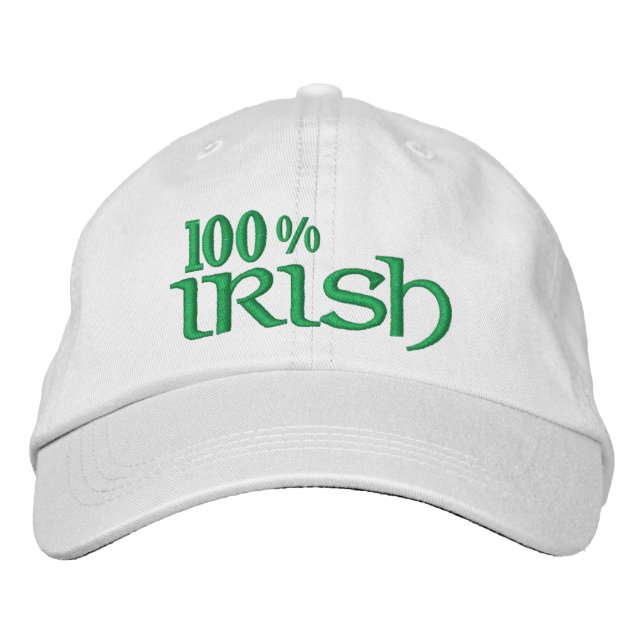100 % IRISH Hat (Front)