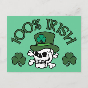 100% Irish Postcard