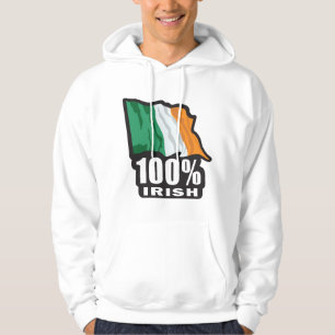 100% Irish/St. Patrick's Day Hoodie