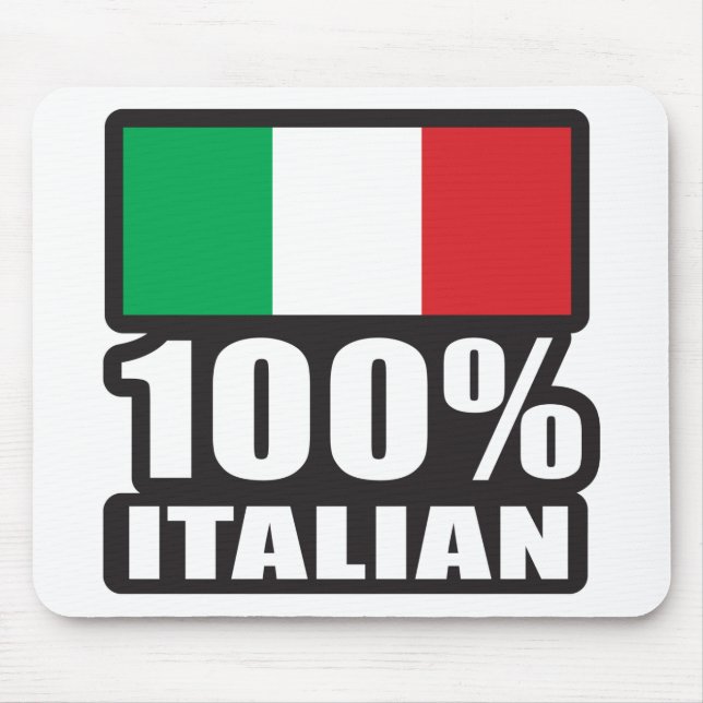 100% Italian Mouse Pad (Front)