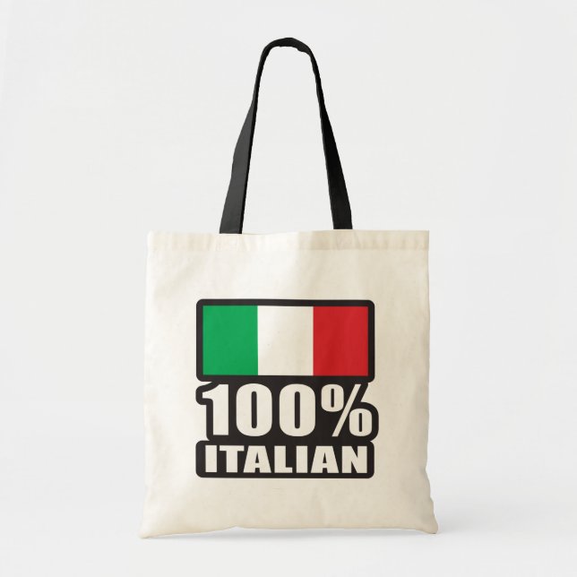 100% Italian Tote Bag (Front)