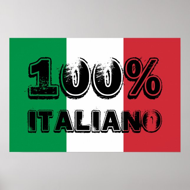 100% Italiano Print (Front)