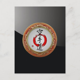 [100] Japanese calligraphy - Karate-do Postcard
