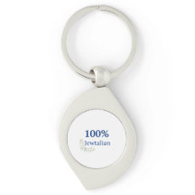 100% Jewtalian Keychain