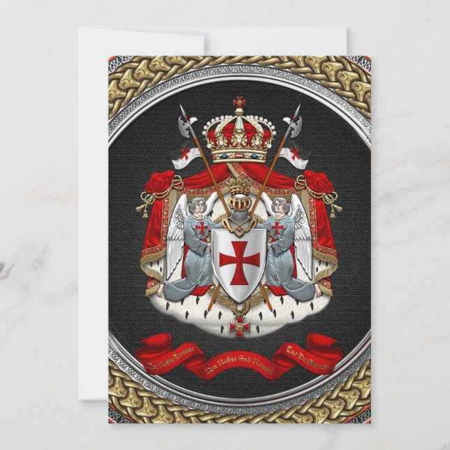 [100] Knights Templar Coat of Arms (Front)