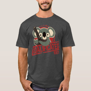 100 koalificated Cute Koala Approves Funny Seal of T-Shirt