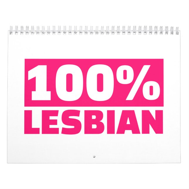 100% Lesbian Calendar (Cover)