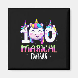 100 Magical Days Girls Kids 100th Day Of School Magnet