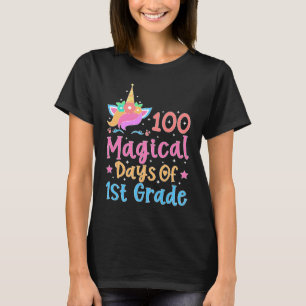 100 Magical Days of 1st Grade School Unicorn Teach T-Shirt