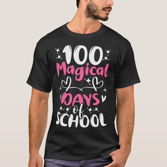 100 Magical Days Of School Beginner T-Shirt (Front)