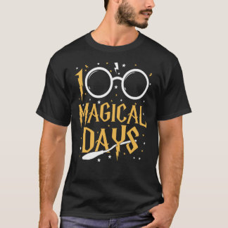 100 Magical Days Of School Teachers Students Kids T-Shirt