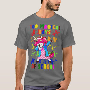 100 Magical Days Of School Unicorn 16 T-Shirt