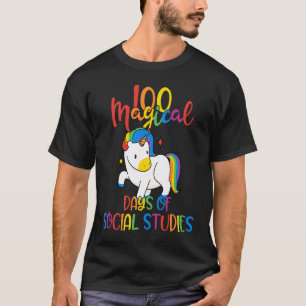 100 Magical Days of Social Studies 100th Day Teac T-Shirt