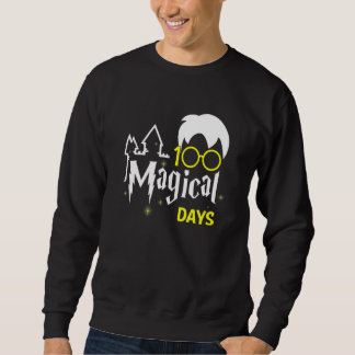 100 Magical Days Wizard 100th Days Of School Teac Sweatshirt