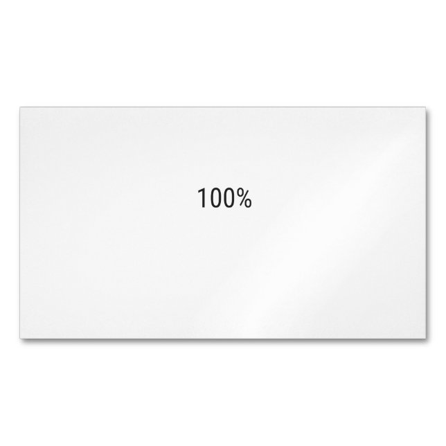 100% MAGNETIC BUSINESS CARD (Front)