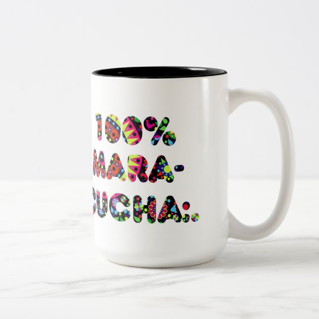 100% Maracucha! Two-Tone Coffee Mug (Right)
