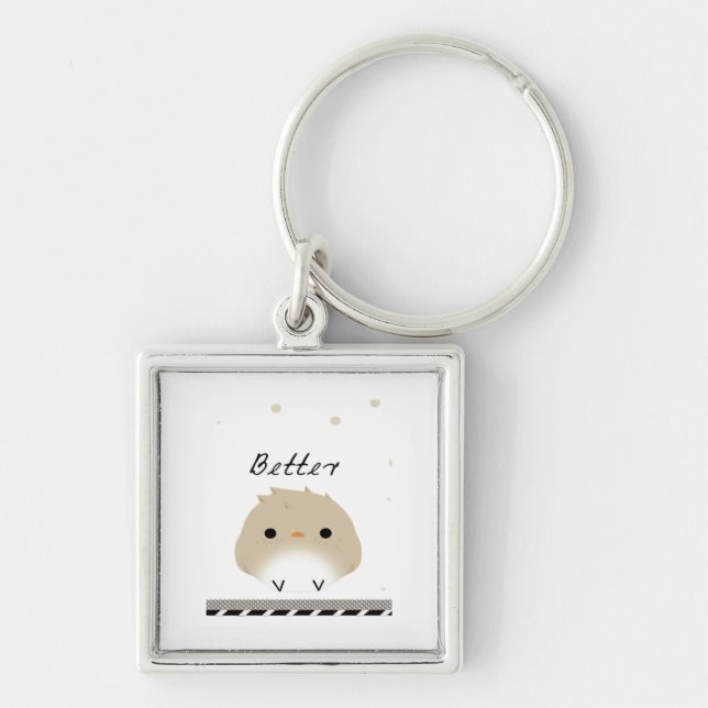 100 Men Vs 1 Gorilla Key Ring (Front)