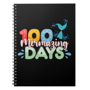 100 Mermazing Days 100th Day of School Mermaid Notebook