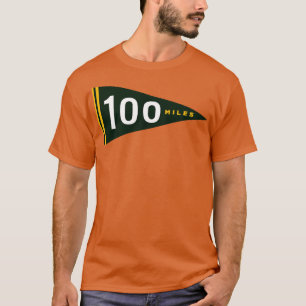 100 Mile Trail and Ultra Running Pennant T-Shirt