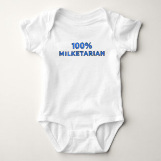 100% Milketarian - Blue Baby Bodysuit