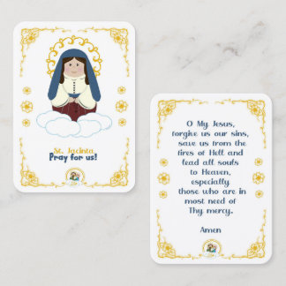 100 Mini St. Jacinta Holy Cards