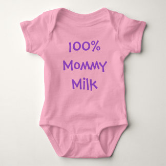 100% Mummy Milk Baby Bodysuit
