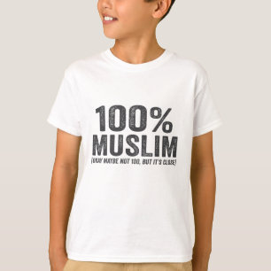 100 Muslim Oky Maybe Not 100 Funny Ramadan Eid  T-Shirt