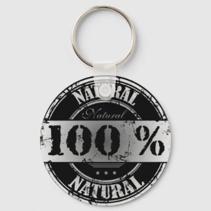 100% Natural Keychain