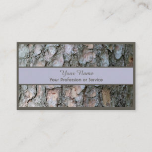 100% natural organic wooden style business card