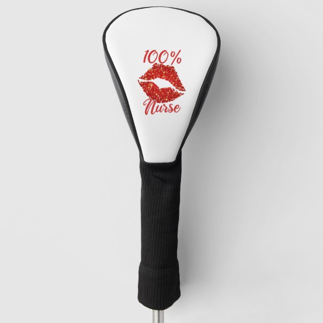 100 Nursing Nurse Nurse Golf Head Cover (Front)
