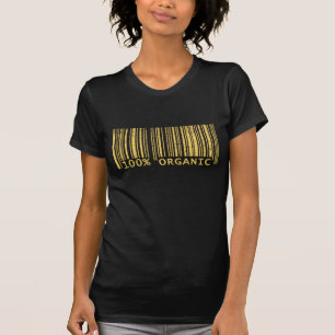 100% Organic Bar Code T-Shirt