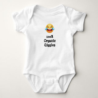 100% Organic Giggles Baby Bodysuit