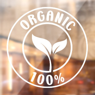 100% Organic Sign, Bio,  