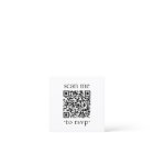 100 Pack QR RSVP Wedding Simple Photo Enclosure