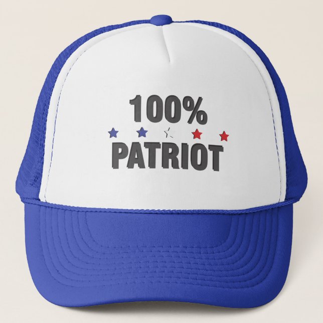 100% Patriot Cap colour (Front)