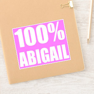 100 percent Abigail name