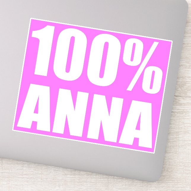 100 percent Anna name (Detail)