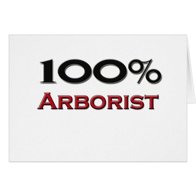 100 Percent Arborist (Front Horizontal)