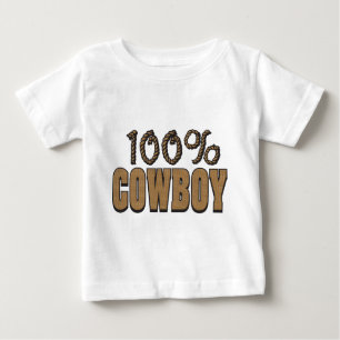 100 Percent Cowboy Baby T-Shirt