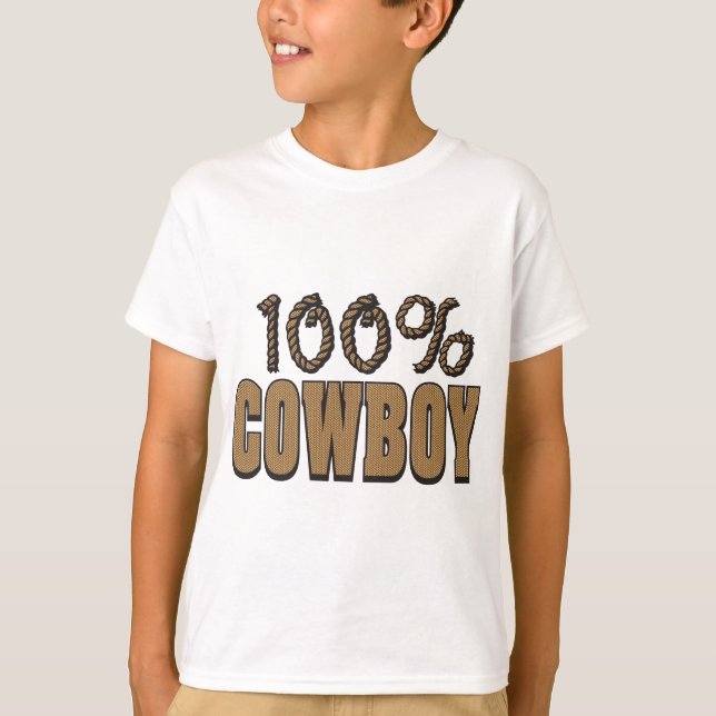 100 Percent Cowboy T-Shirt (Front)