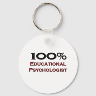 100 Percent Educational Psychologist Key Ring