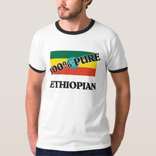 100 Percent ETHIOPIAN T-Shirt (Front)