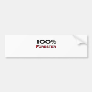 100 Percent Forester Bumper Sticker