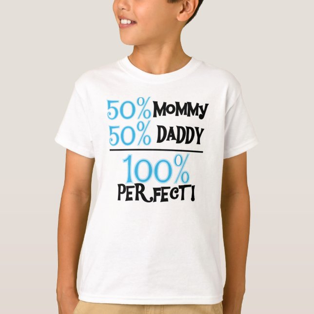 100 Percent Perfect Blue T-Shirt (Front)